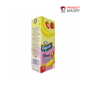 عصير دومتي فراولة وموز - 1 لتر عصير مصري - Domty juice banana and strawberry